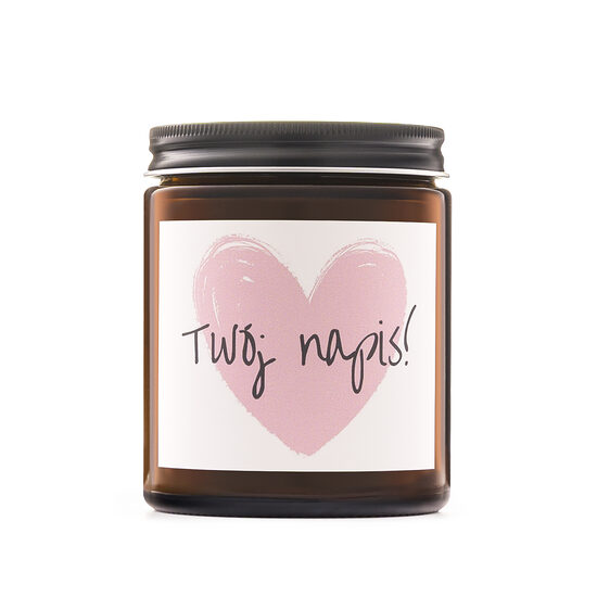 Sojowa świeca zapachowa candleLAB z własnym napisem!